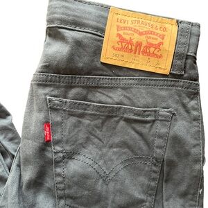 Levi's Charcoal Straight 502 Men's Jeans